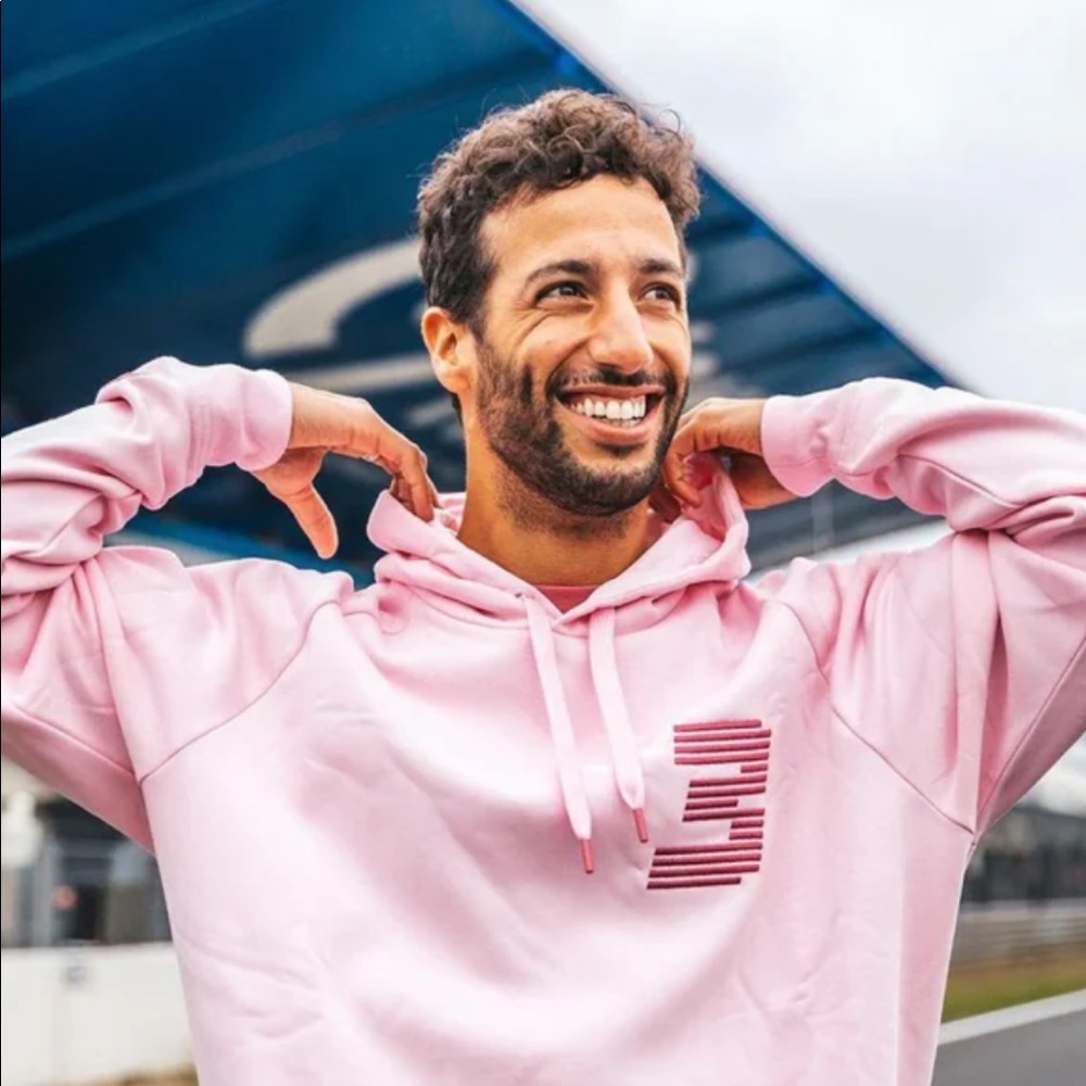 MCLAREN limited edition pink Daniel ricciardo hoodie